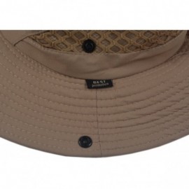 Sun Hats Packable Perfect Fishing Gardening - Beige- Polyester - C518EWCAXXR $13.32