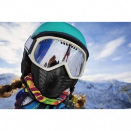 Balaclavas Warm Balaclava Ski Face Mask Cover Winter Fleece Warmer Fit Helmet Adults - Black - CE185A2MSY9 $10.47