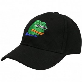 Baseball Caps Boy Sad Frog Pepe Life Sucks Strapback Baseball Cap Embroidery Meme Snapback Visor Dad Hat Adjustable - CE18U3W...