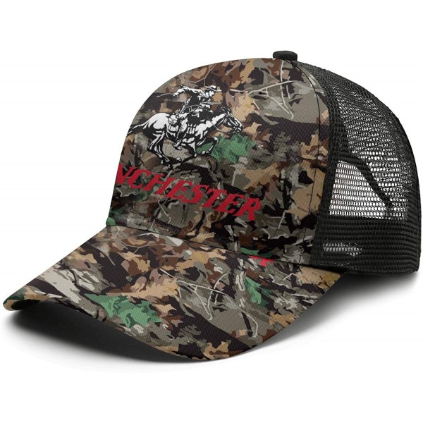 Baseball Caps Winchester Repeating Arms Logo Hunting Hat Cap Dad Hat Adjustable Fits - Camouflage-3 - CJ196OMYLCM $14.25