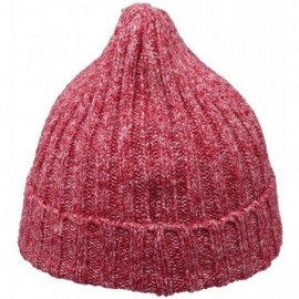 Skullies & Beanies Beanie Hats for Men Women-Baggy Knit Ski Warm Slouchy Cap - Style 3 Red & White - C518ID0Y0KE $12.17