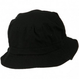 Bucket Hats Diamond Jewelry Logo Embroidered Bucket Hat - Black - CG11ND5BBB3 $22.81