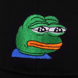 Baseball Caps Boy Sad Frog Pepe Life Sucks Strapback Baseball Cap Embroidery Meme Snapback Visor Dad Hat Adjustable - CE18U3W...