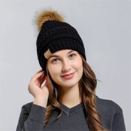 Skullies & Beanies Clearance Women Lace Floral Winter Warm Beanie Caps Hat - C Black - CE1938WOXA8 $8.65