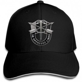 Baseball Caps Army Special Forces Unisex Hats Trucker Hats Dad Baseball Hats Driver Cap - Black - C718LYGUD07 $17.61