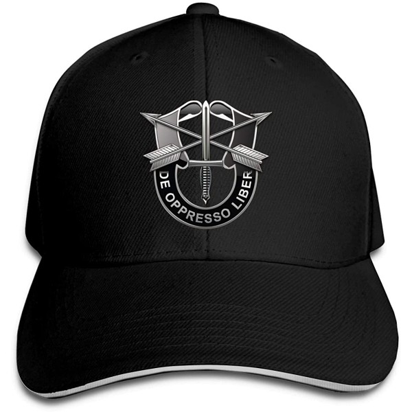 Baseball Caps Army Special Forces Unisex Hats Trucker Hats Dad Baseball Hats Driver Cap - Black - C718LYGUD07 $17.61