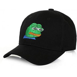 Baseball Caps Boy Sad Frog Pepe Life Sucks Strapback Baseball Cap Embroidery Meme Snapback Visor Dad Hat Adjustable - CE18U3W...