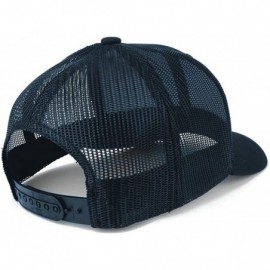 Baseball Caps American Flag Patch Snapback Trucker Mesh Cap - Navy - Thin Blue - CZ188I8RUN7 $14.43