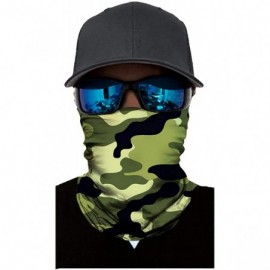 Balaclavas Seamless Face Mask Neck Gaiter UV Protection Windproof Face Mask Scarf - Army B - CM194KA9ZII $12.76