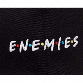 Baseball Caps Enemies Embroidered Dad Hat 100% Cotton Baseball Cap for Men and Women Black- One Size Fits Most - C618KY0HZET ...