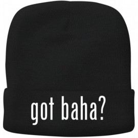 Skullies & Beanies got BAHA? - Adult Comfortable Fleece Lined Beanie - Black - CL18NZQ5T6Y $22.46