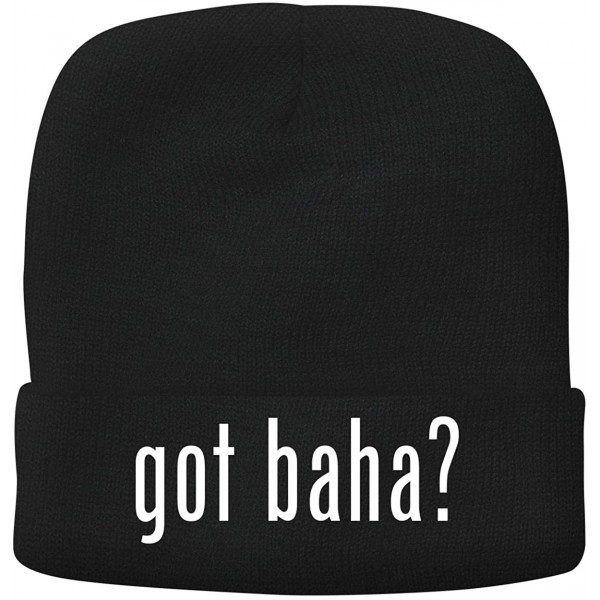 Skullies & Beanies got BAHA? - Adult Comfortable Fleece Lined Beanie - Black - CL18NZQ5T6Y $22.46