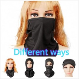 Balaclavas Neck Gaiters Balaclavas Face Mask Face Bandana Motorcycle Face Scarf for Men Women - 3pc - C618GTQHERX $9.70