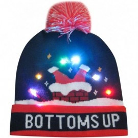 Skullies & Beanies LED Light-up Christmas Hat 6 Colorful Lights Beanie Cap Knitted Ugly Sweater Xmas Party - I - CK18ZMOSA9U ...