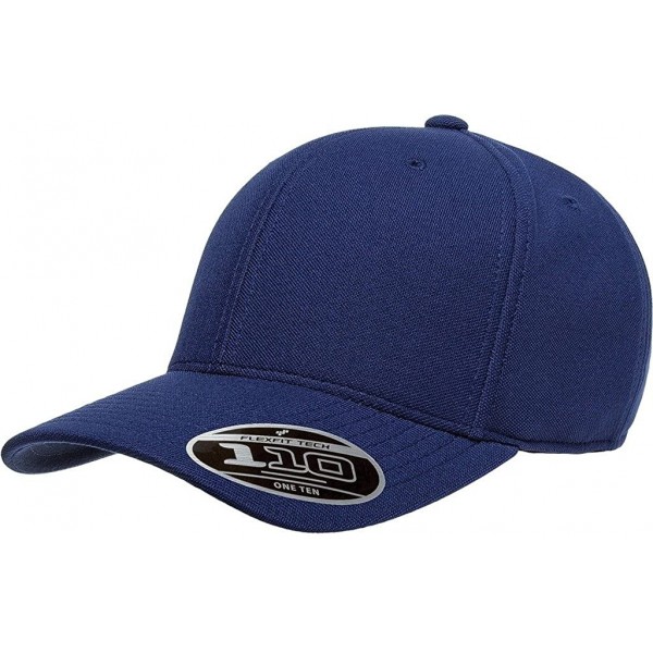 Baseball Caps One Ten Cool & Dry Mini Pique Cap - Water Resistent - Adjustable - 110P - Navy - CO12LLFN30N $13.50