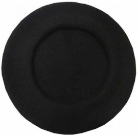 Berets Traditional French Wool Beret - Black - C8117N5ITPF $19.83