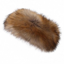 Cold Weather Headbands Women's Faux Fur Headband Winter Earwarmer Earmuff with Stretch-Brown1 - Brown1 - CO18L685ERW $10.36