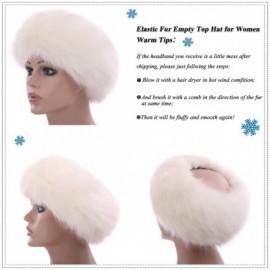 Cold Weather Headbands Women's Faux Fur Headband Winter Earwarmer Earmuff with Stretch-Brown1 - Brown1 - CO18L685ERW $10.36