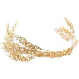 Headbands Baroque Princess Gold Leaf Wheat Headband Wedding Hair Crowns(A1342) - Gold - CB187NY09HM $23.50