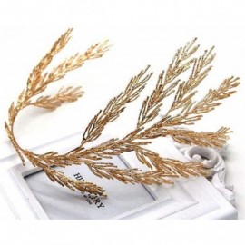 Headbands Baroque Princess Gold Leaf Wheat Headband Wedding Hair Crowns(A1342) - Gold - CB187NY09HM $23.50