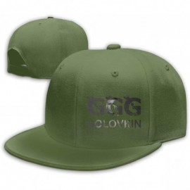 Baseball Caps Men&Women Baseball Hat Gennady Golovkin GGG Baseball Cap Black - Moss Green - C918KZS7Q2U $15.59