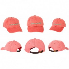 Baseball Caps Gamma Phi Beta (N) Sorority Baseball Hat Cap Cursive Name Font Gamma phi - Coral - C0189D97I70 $24.40