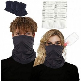 Balaclavas 3 OR 2Pack Neck Gaiter Breathable Face Cover Bandanas Balaclava Infinity Scarf for Women Men - Black2 - CN1983EG63...