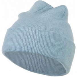 Skullies & Beanies Super Stretch Knit Watch Cap Beanie - Columbia Blue - CO11LUGV38D $9.37