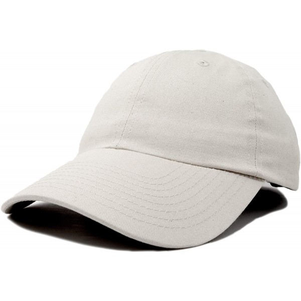 Baseball Caps Baseball Cap Dad Hat Plain Men Women Cotton Adjustable Blank Unstructured Soft - Beige - CX119N2251Z $9.67