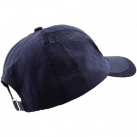 Baseball Caps Unisex Sun Hat-Ultra Thin Quick Dry Lightweight Summer Sport Running Baseball Cap - C-navy Blue - CL12I4IRO8H $...