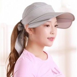 Sun Hats Sun Hats Unisex Summer Hat Outdoor UV Protection Wide Large Brim Cap Beach Visor Empty Top Caps Foldable - CT18EM87Q...