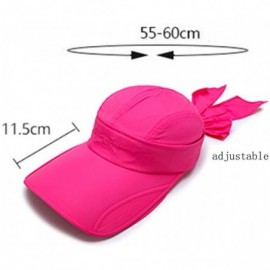 Sun Hats Sun Hats Unisex Summer Hat Outdoor UV Protection Wide Large Brim Cap Beach Visor Empty Top Caps Foldable - CT18EM87Q...