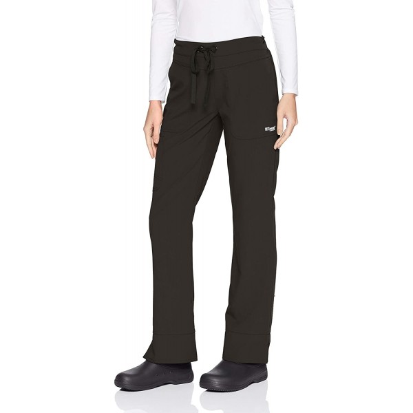 Headbands Grey's Anatomy Signature Women's 2207 3 Pocket Low Rise Scrub Pant - Black - CX11N5NEG5V $44.23