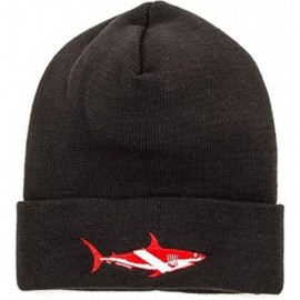 Skullies & Beanies Dive Shark Beanie - CU111NVZLKB $10.83