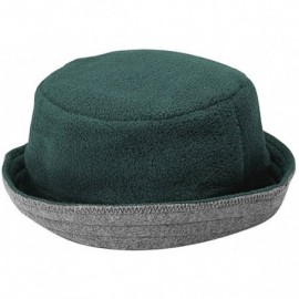 Sun Hats FLEECE REVERSIBLE HAT - Green/Gray - C611DC5NUY5 $12.30