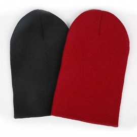 Skullies & Beanies Beanie Hat Three Percenter 1776 Symbol Winter Soft Thick Warm Casual Knit Hat- Men and Women - Red-160 - C...