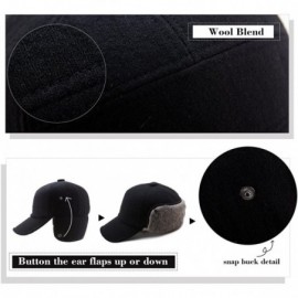 Newsboy Caps Wool/Cotton/Denim Baseball Cap Men Hunting Dad Hats Sports Earflap Unisex - 67134_gray - CH12O8L7XU3 $12.69