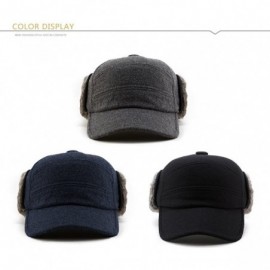 Newsboy Caps Wool/Cotton/Denim Baseball Cap Men Hunting Dad Hats Sports Earflap Unisex - 67134_gray - CH12O8L7XU3 $12.69