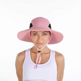 Sun Hats Sunscreen Waterproof Breathable Adjustable Women Momoon - Pink - CG18TOSS60E $11.24
