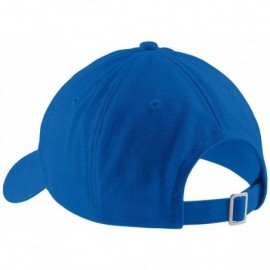 Baseball Caps Dog Walking Cap Embroidered Cap Premium Cotton Dad Hat - Royal - CX1833RR590 $16.62