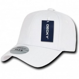 Baseball Caps Fitall Flex Baseball Cap - White - C51199QDB3L $18.48