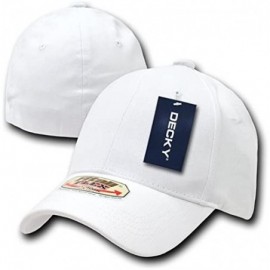 Baseball Caps Fitall Flex Baseball Cap - White - C51199QDB3L $18.48