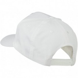 Baseball Caps US Navy Veteran Military Patched High Profile Cap - White - CE11M6KDOLV $16.89