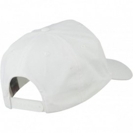 Baseball Caps US Navy Veteran Military Patched High Profile Cap - White - CE11M6KDOLV $16.89