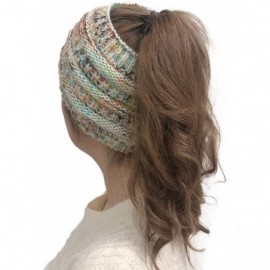 Cold Weather Headbands Womens Knit Confetti Cable Headband Crochet Twist Head Wrap Ear Warmer - White - CJ18Y0O2I5X $7.67