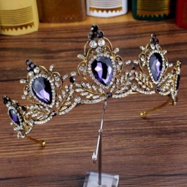 Headbands Vintage Jewelry Crystal Headband Wedding - 1 set - CJ18WK68ZUH $26.94