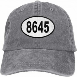 Baseball Caps Anti-Trump 8645 Unisex Vintage Washed Baseball-Cap - Gray - C1194OOXO96 $48.17