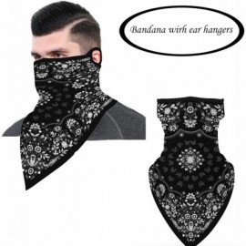 Balaclavas Face Bandana Ear Loops Face Balaclava Men Women Neck Gaiters for Dust Wind Motorcycle - 3a04 - CF197ZAK56R $11.72