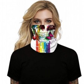 Skullies & Beanies Windproof Face Mask-Balaclava Hood-Cold Weather Motorcycle Ski Mask - Colours Skull - CN197ZEKER5 $7.66