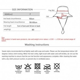 Sun Hats Unisex Outdoor Lightweight Breathable Waterproof Bucket Wide Brim Hat - UPF 50+ Sun Protection Sun Hats Shade - CL18...